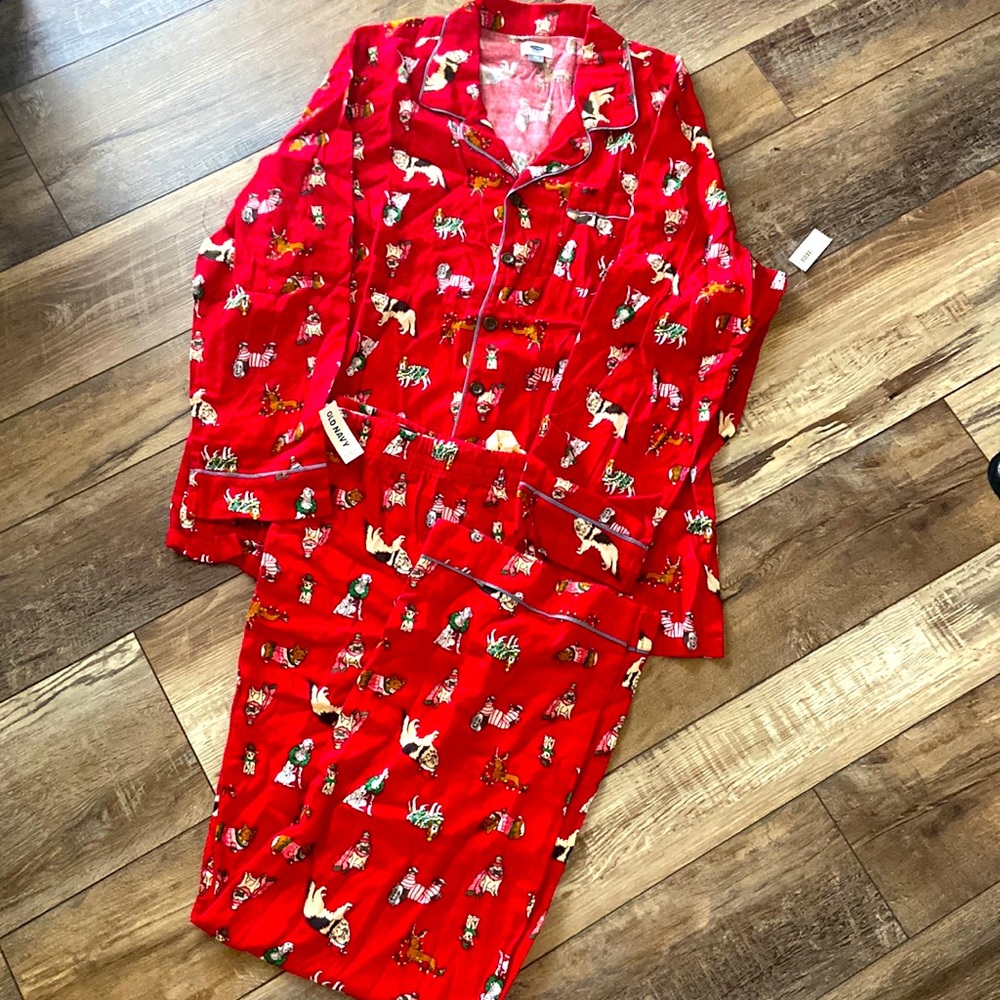 Christmas Pajama Set Dogs XXL